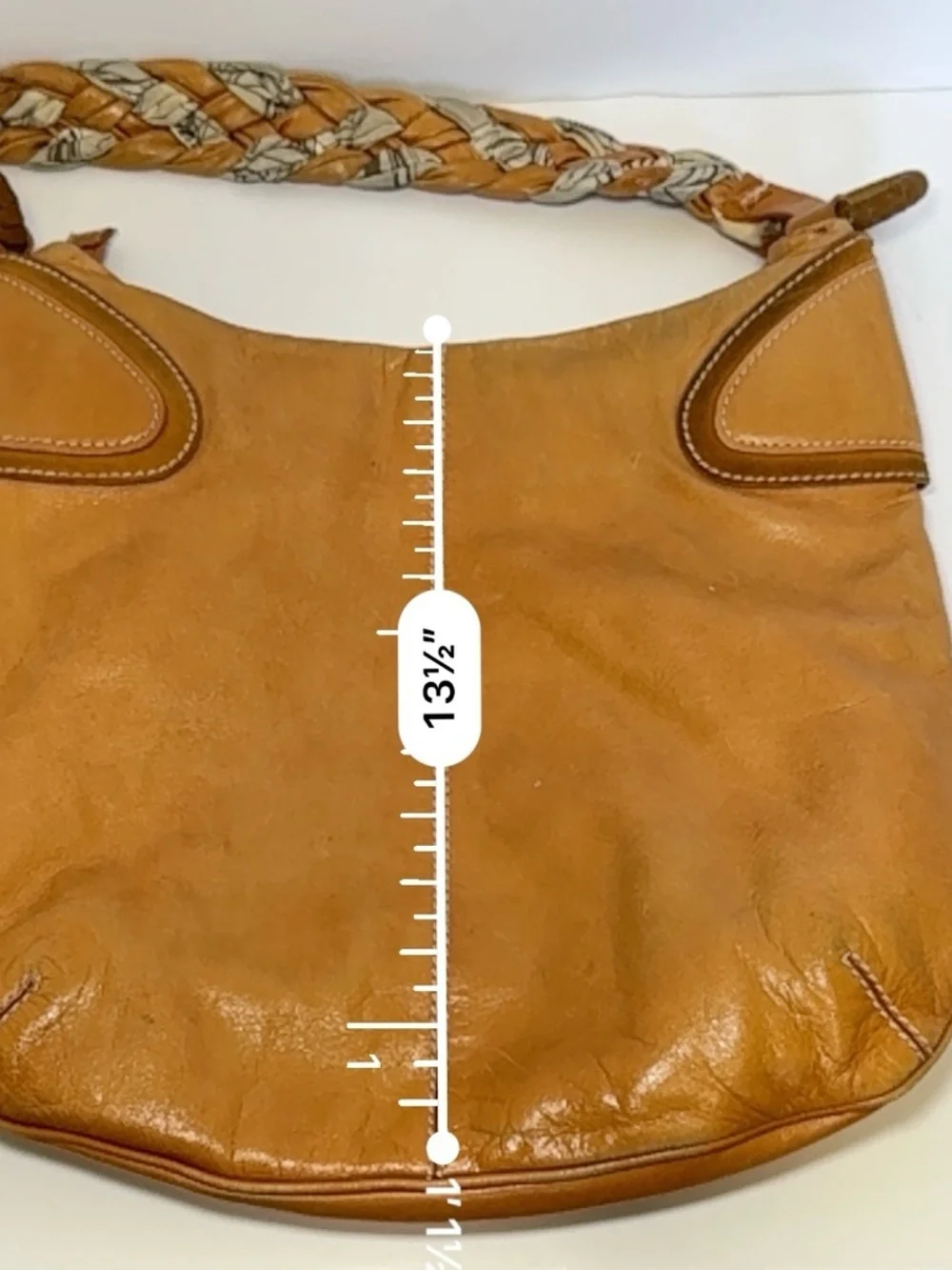 Francesco Biasia BEAUTIFUL SOFT leather shoulder bucket bag